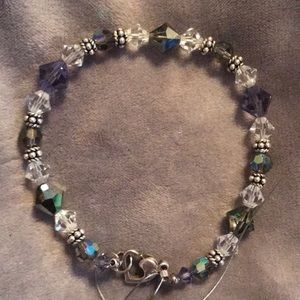 Bali .925 Sterling and Swarovski Crystal bracelet
